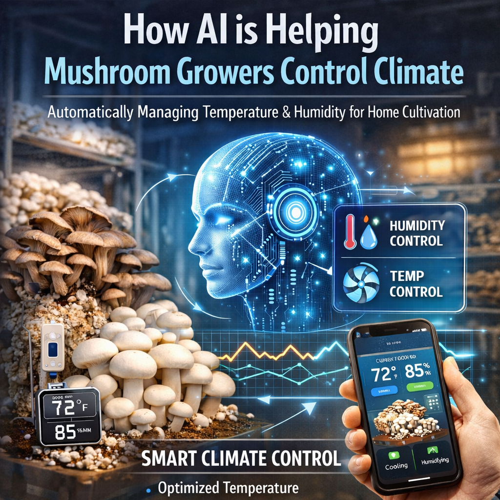 How AI is Helping Mushroom Growers Control Climate